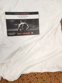 SOA Sons of Anarchy Original Screen Used Jack Teller Jax White T-Shirt Prop