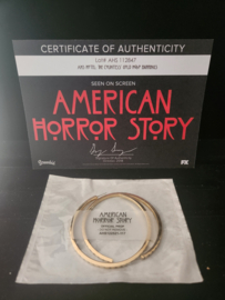 AHS American Horror Story Hotel Original Screen Used Lady Gaga Hoop Earrings Prop