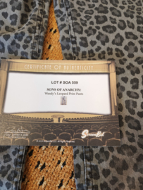 SOA Sons of Anarchy Original Screen Used Wendy's Leopard Print Pants Movie Prop