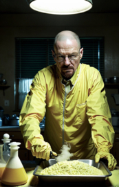 Breaking Bad Original Production Used Walter White Yellow Kitchen Gloves Prop