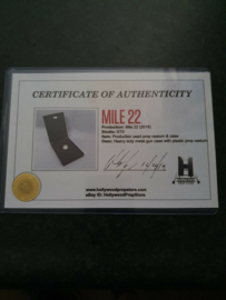 Mark Wahlberg Mile 22 Original Screen Used Cesium Vault Prop