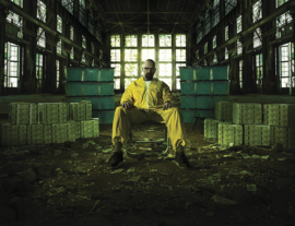 Breaking Bad Original Production Used Walter White Stack of Cash Movie Prop