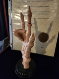 Monster High The Movie (2022) Original Production Used Skeleton Hand Statue Prop