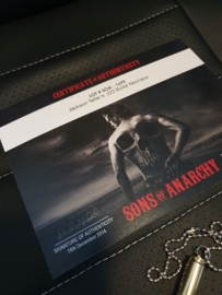 Sons of Anarchy Original Product Used Jack Teller Jax Bullet Necklace Movie Prop