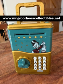 Walt Disney Scrooge McDuck with First Cent Vintage Electric Vault