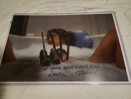 Nightmare on Elm Street Original Freddy Krueger Hand Written Signed Nancy Piece