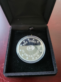 Walt Disney Scrooge McDuck First Euro Silver Plated Coin