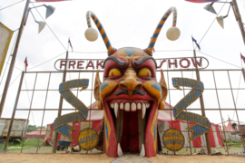 AHS American Horror Story Freak Show Original Screen Used Carnival Torch Prop