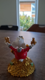 Walt Disney Scrooge McDuck Playing with his Coins Money Figurine Statue