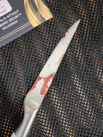 Halloween H20 Original Production Used Michael Myers Bloody Small Knife Prop