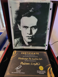 Johnny Depp Platoon 1986 Original Production Used Makeup FX Notes Set Movie Prop