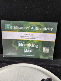 Breaking Bad Original Screen Used Walter White Tactical Pen Movie Prop