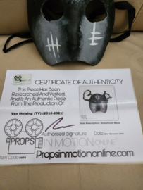 Van Helsing TV Show Original Screen Used Sisterhood Mask Prop