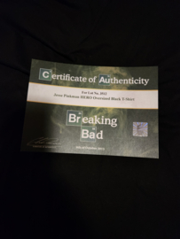 Breaking Bad Original Production Used Jesse Pinkman Black T-Shirt Movie Prop