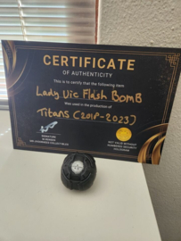 DC Universe Titans Original Screen Used Lady Vic Flash Bomb Prop