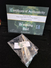 Breaking Bad Walter White Original Screen Used Wine Opener Prop