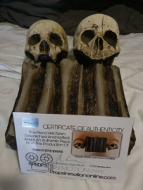Cursed Netflix Original Screen Used Skulls and Bones Movie Prop