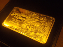 Walt Disney Ducktales The Movie Gold bar 24K LE of 2000