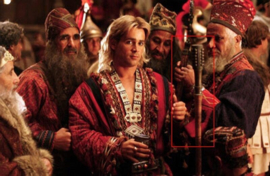 Alexander 2004 Original Screen Used Ornate Persian Staff Top Movie Prop