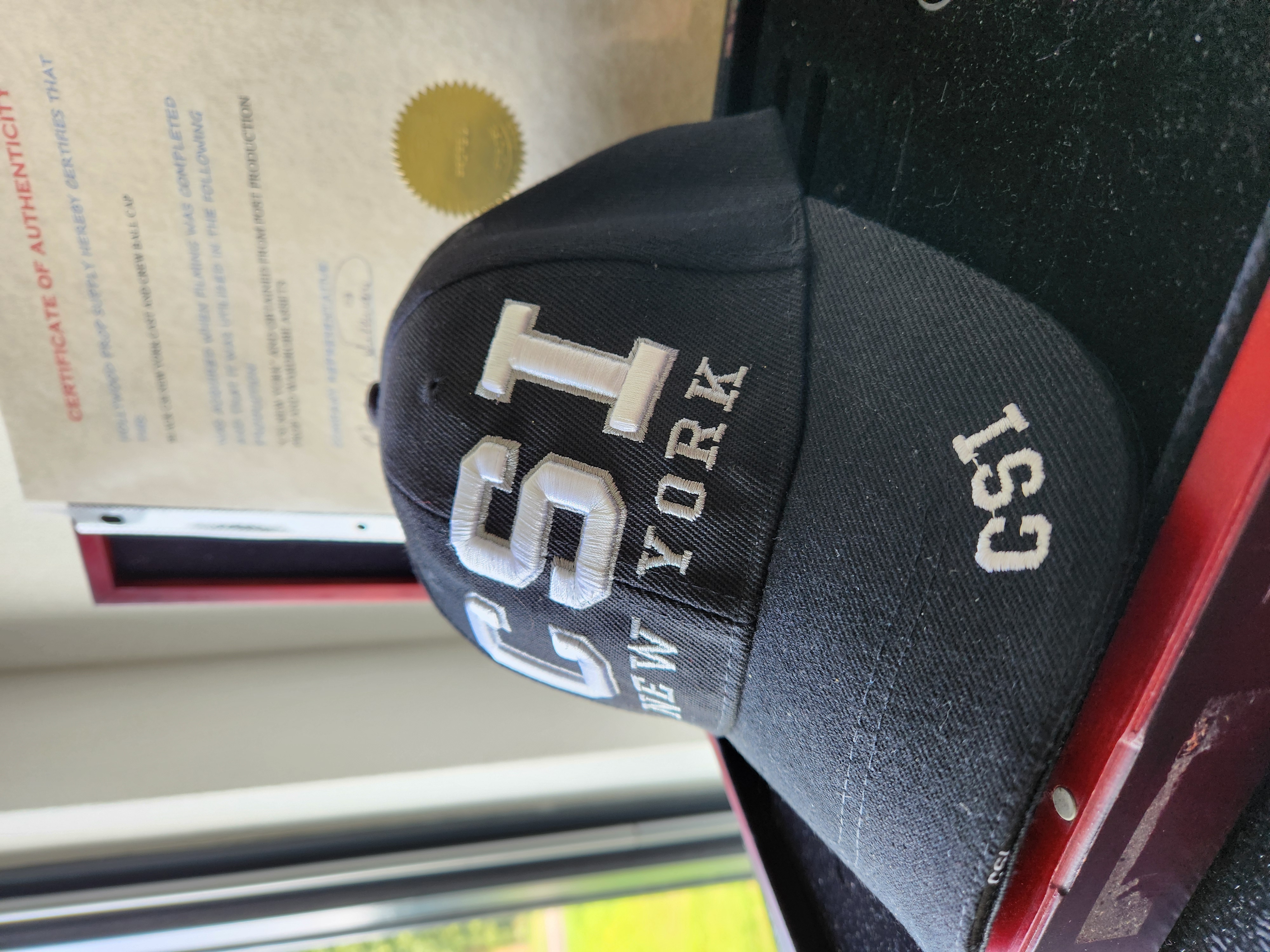 CSI New York Original Cast and Crew Cap Movie Prop