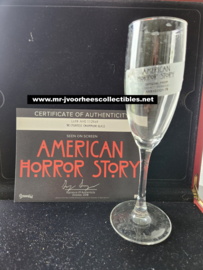 AHS American Horror Story Hotel Original Screen Used Lady Gaga Champagne Glass Prop
