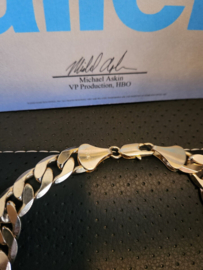 Dwayne The Rock Johnson HBO Ballers Original Screen Used Faux Gold Necklace Prop
