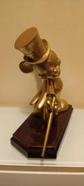 Walt Disney Mickey Mouse Conductor Gold Colour Figurine Statue