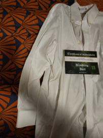 Breaking Bad Original Production Used Walter White Long Sleeve Button Shirt Prop