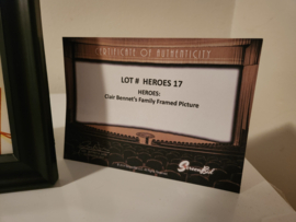 Heroes Original Screen Used Claire Bennet Family Framed Picture Movie Prop