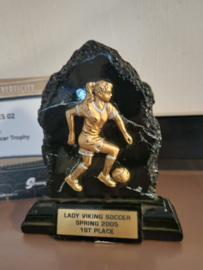 Heroes Original Screen Used Claire Bennet Bedroom Soccer Trophy Movie Prop