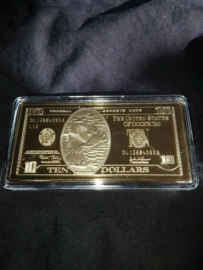 Walt Disney Scrooge McDuck $10 Sport of Tycoons Gold LE of 150 Bar