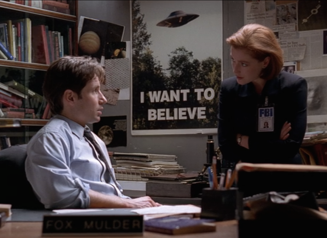 The X Files I Want To Believe Silver Plated Collectors Bar Coin