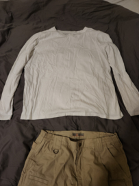 Breaking Bad Walter White Original Screen Used Worn Khaki Pants and Shirt Prop