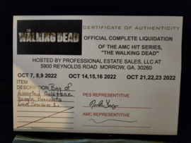The Walking Dead Original Production Used Daryl Scavenged Gold Bracelet Set Prop
