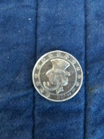 Walt Disney Sterling Silver Scrooge McDuck First Cent Coin 1947
