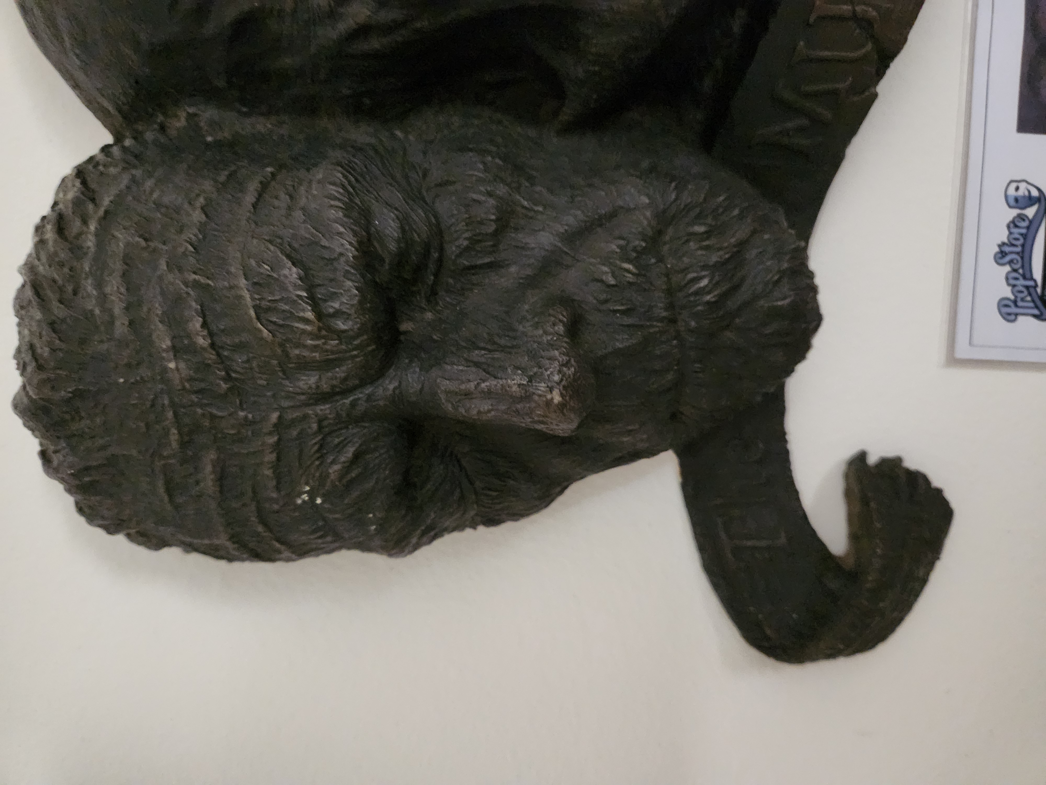The Mummy 1999 Original Boris Karloff and Imhotep Double faced Crew Gift Prop
