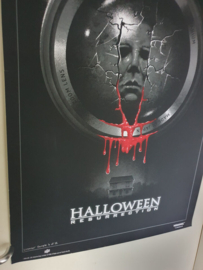 Michael Myers Halloween Resurrection Original Limited Movie Poster LE 12 Black