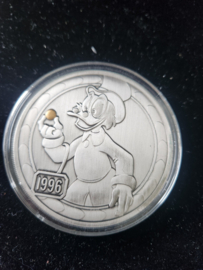 Walt Disney Scrooge McDuck First Gold Nugget Big LE of 500 Coin