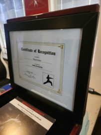Sons of Anarchy Original Screen Used Wayne Unser Kung Fu Master Certificate Prop