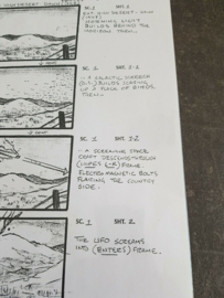 The X Files Season 10 Original Production Used Storyboard