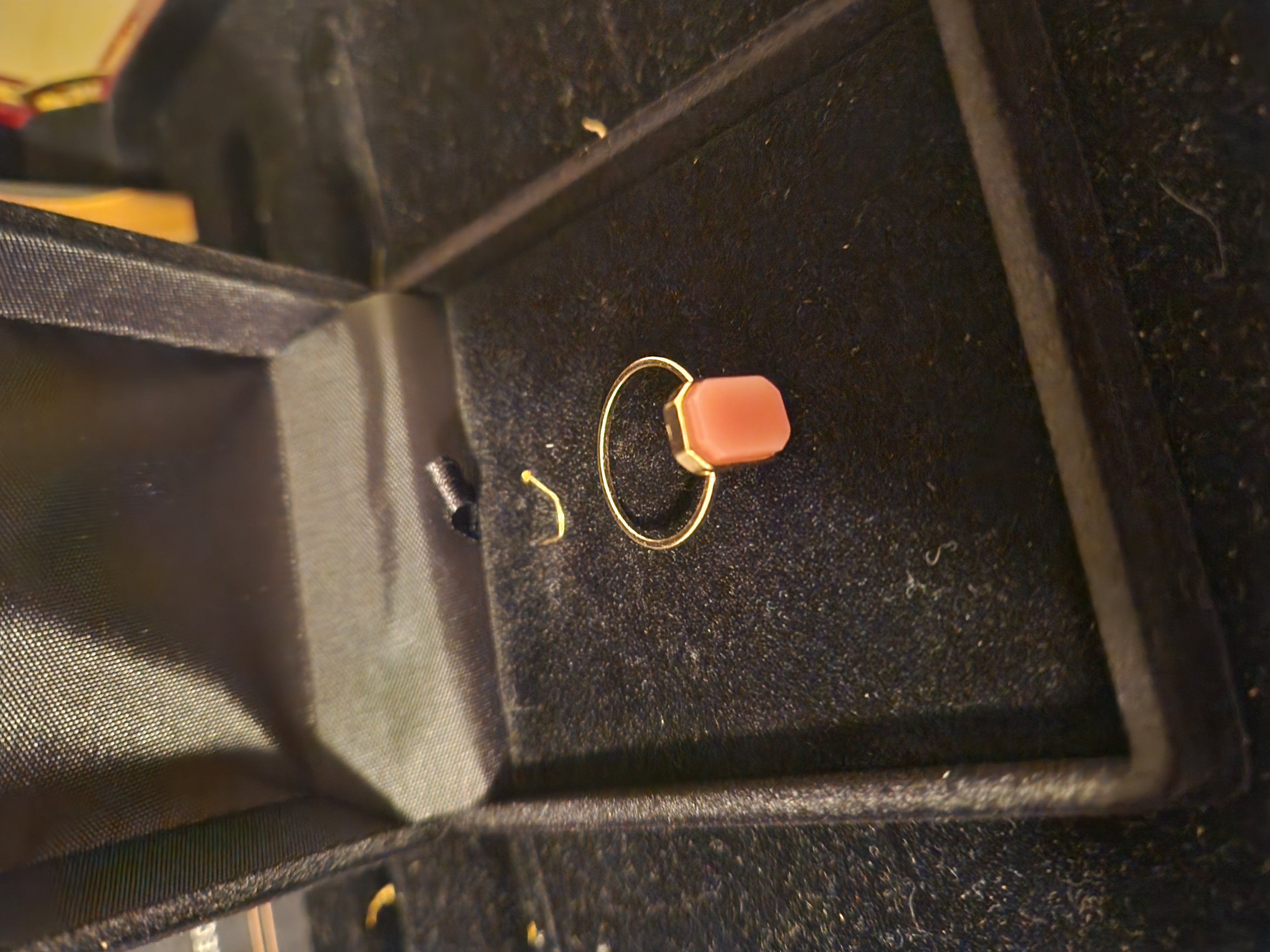 AMC The Walking Dead Original Screen Used Faux Zombie Pink Gemstone Ring Prop