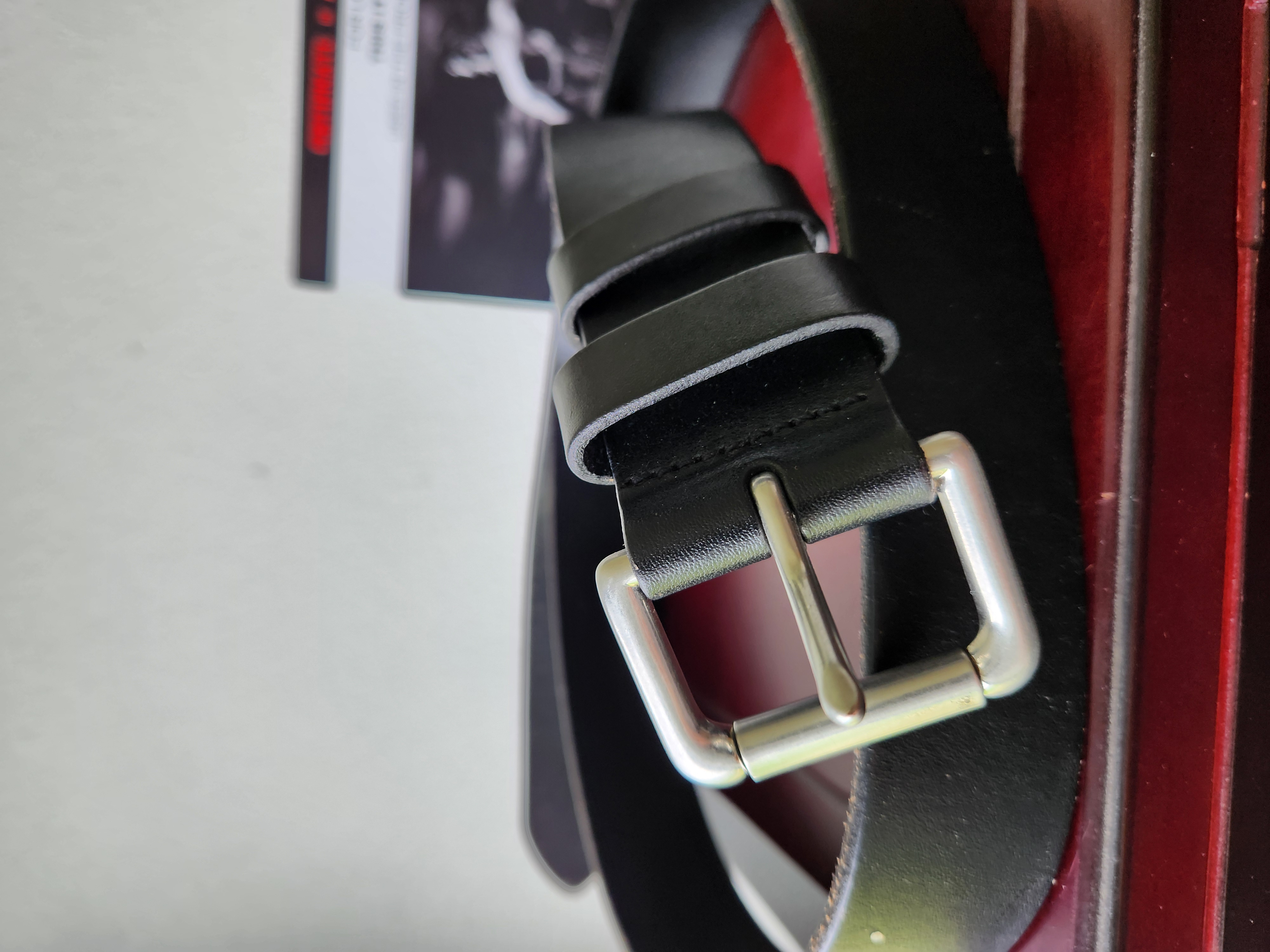 SOA Sons of Anarchy Original Production Used Clay Black Leather Belt Movie Prop