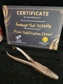 Final Destination 2000 Original Production Used Garage Tool Movie Prop