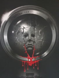 Michael Myers Halloween Resurrection Original Limited Movie Poster LE 12 Black