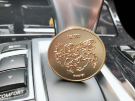 Walt Disney Scrooge McDuck German LE of 500 24K Gold Plated Coin