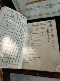 Silence of the Lambs Hannibal Rising Original Screen Used Note Book Movie Prop