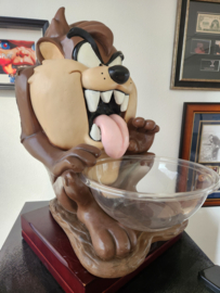 Looney Tunes Tasmanian Devil Taz Sitting Big Vintage Figurine Candy Bowl Statue