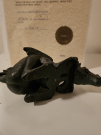 Monster High The Movie (2022) Original Production Used Black Dragon Statue Prop