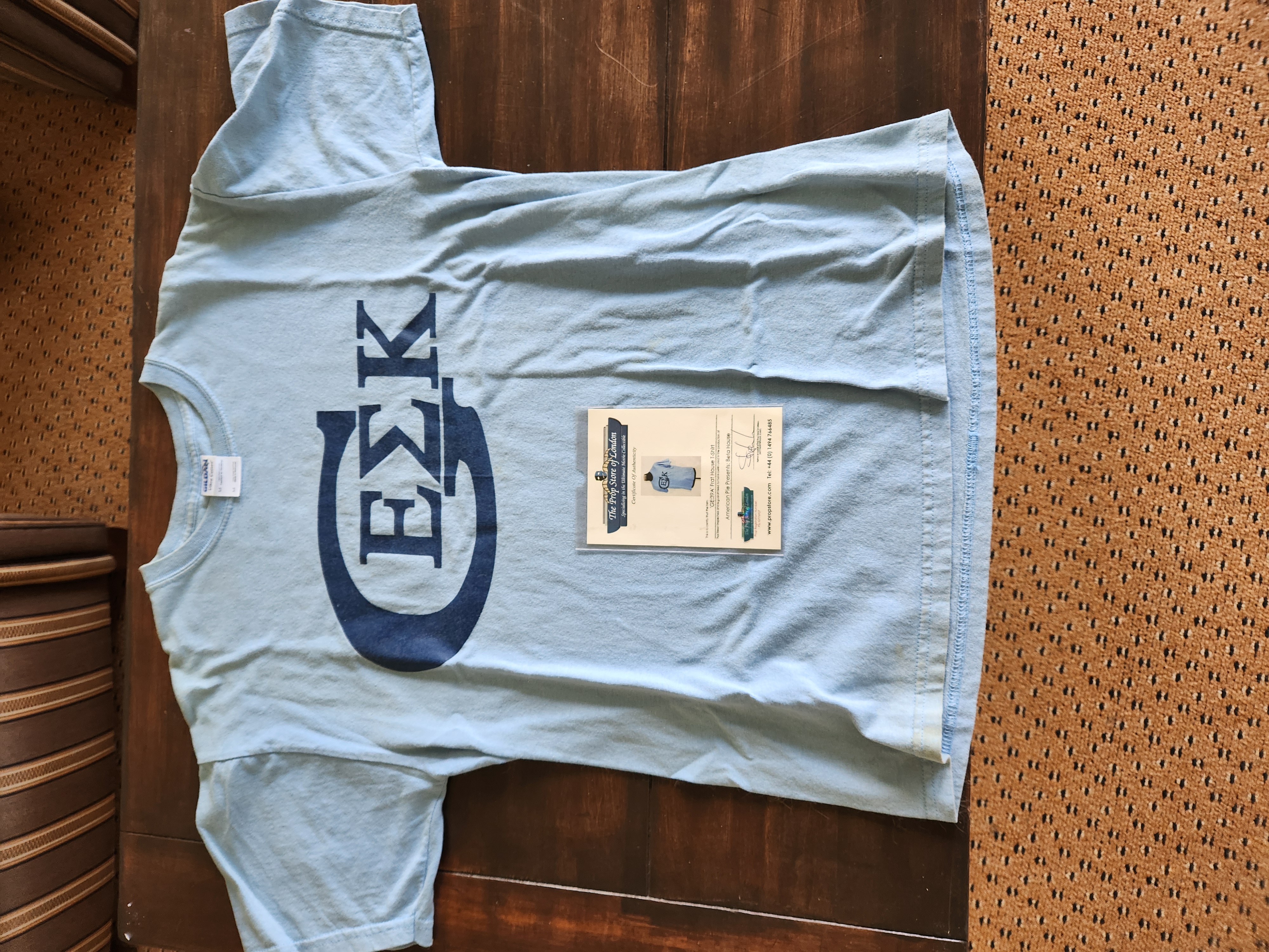 American Pie Beta House 2007 Original Screen Used Frat House T-Shirt Movie Prop