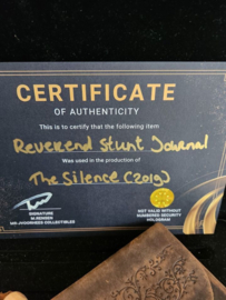 The Silence 2019 Original Screen Used Reverend Stunt Journal Prop